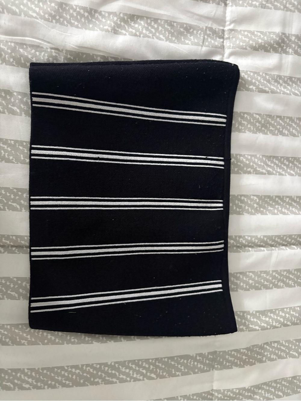 Black & White Striped Women’s Tube Top
